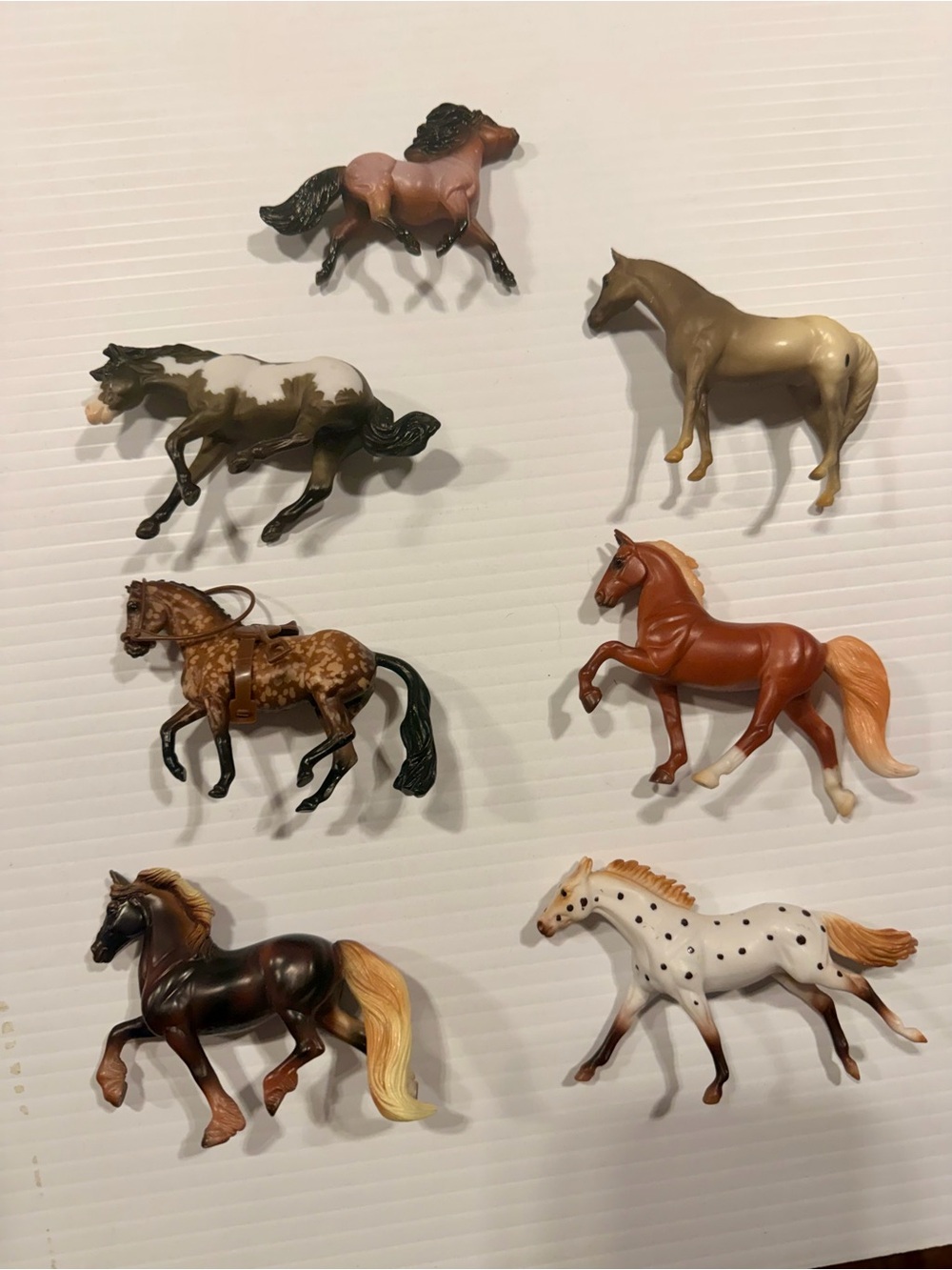 Breyer Assorted Horse Figurine Lot - Brown, Chestnut, Cream, White, Black